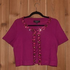Chetta B Sunhee Pink Gemstone Shrug